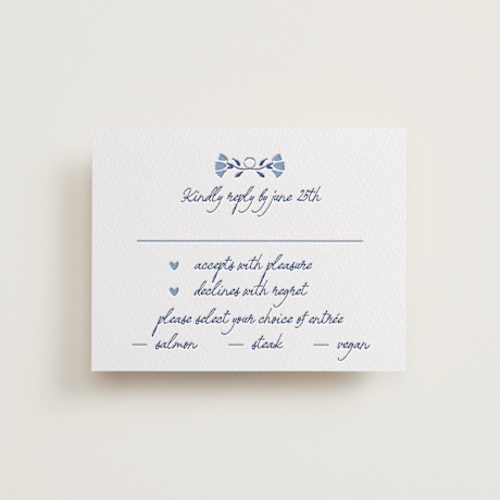 Letterpress RSVP Cards