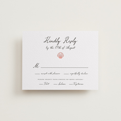 Letterpress RSVP Cards