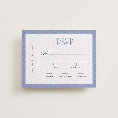 Letterpress RSVP Cards