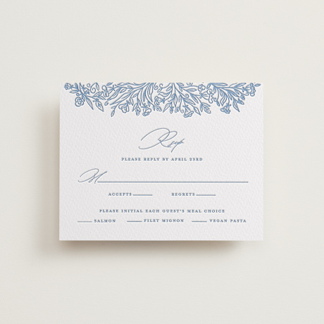 Letterpress RSVP Cards
