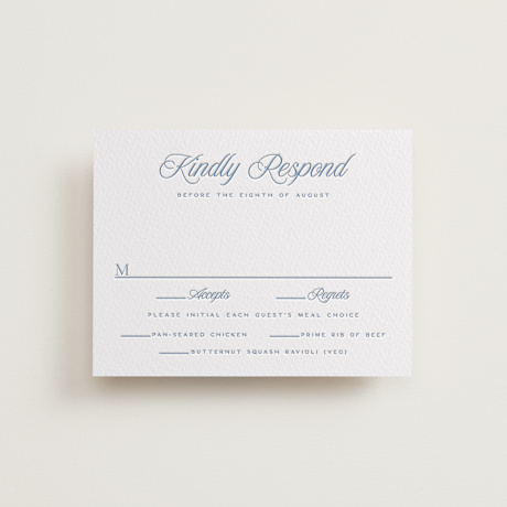 Letterpress RSVP Cards