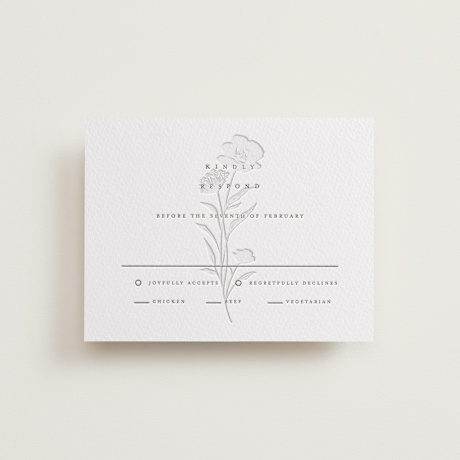 Letterpress RSVP Cards