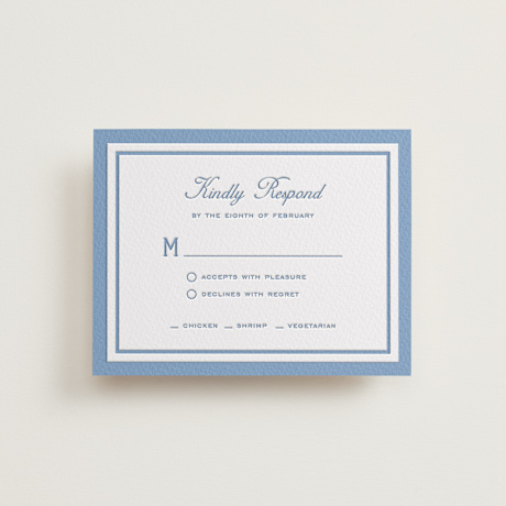 Letterpress RSVP Cards