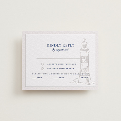 Letterpress RSVP Cards