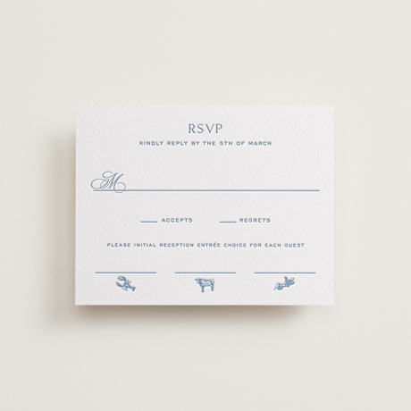 Letterpress RSVP Cards