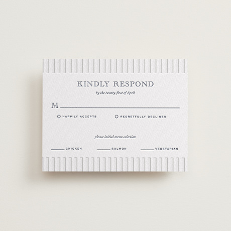 Letterpress RSVP Cards