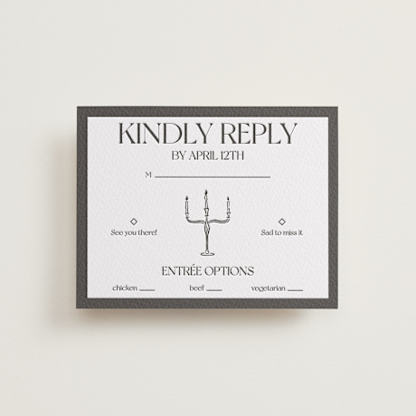 Letterpress RSVP Cards