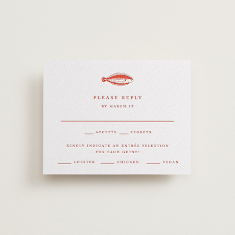 Letterpress RSVP Cards