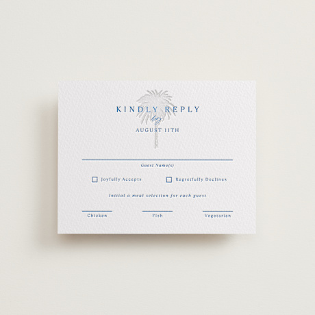 Letterpress RSVP Cards