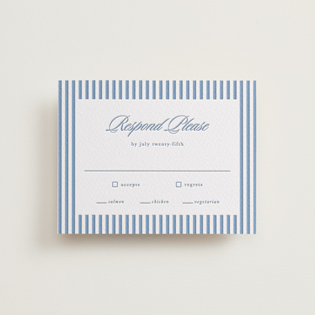 Letterpress RSVP Cards