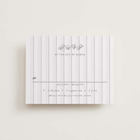 Letterpress RSVP Cards