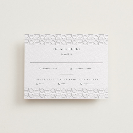 Letterpress RSVP Cards