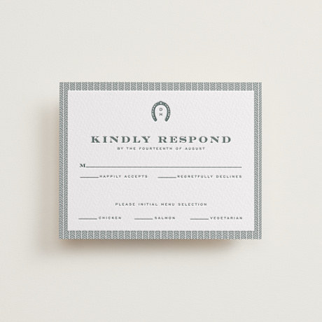 Letterpress RSVP Cards