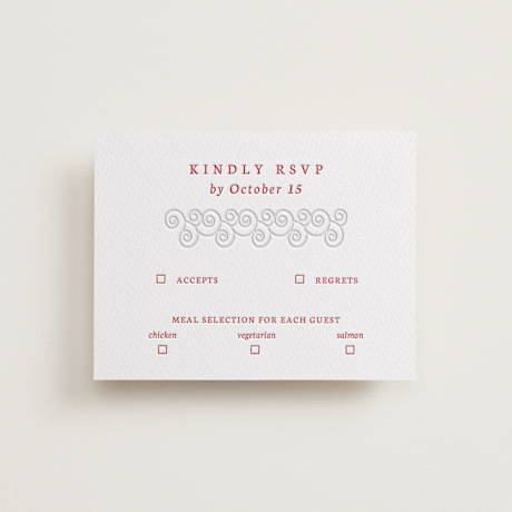 Letterpress RSVP Cards