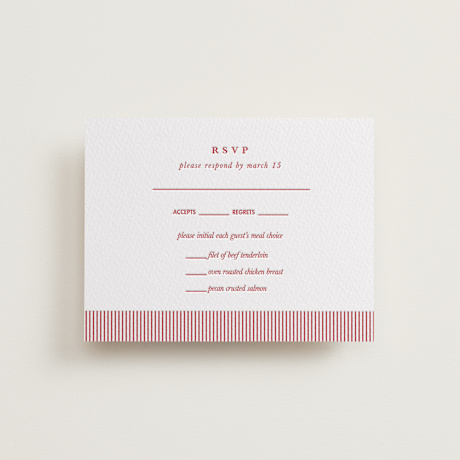 Letterpress RSVP Cards