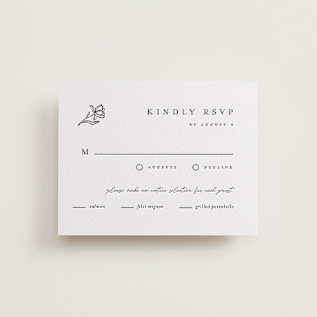 Letterpress RSVP Cards