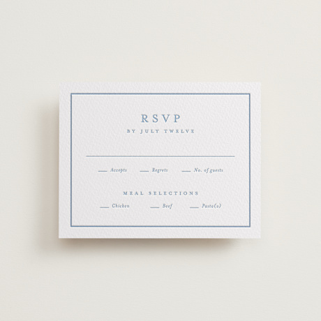 Letterpress RSVP Cards