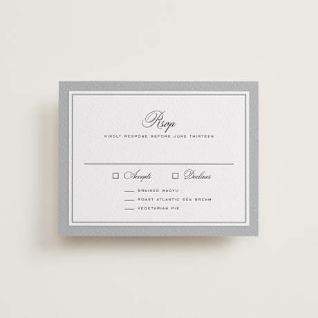 Letterpress RSVP Cards