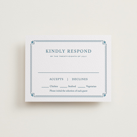Letterpress RSVP Cards