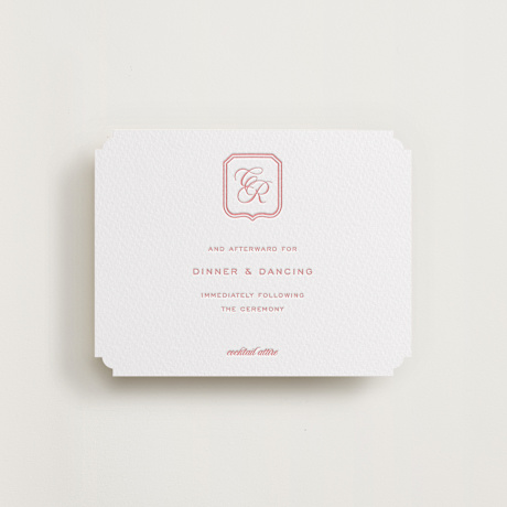 Letterpress Reception Cards