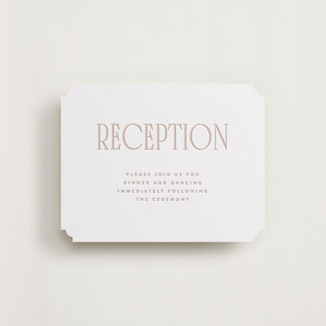 Letterpress Reception Cards