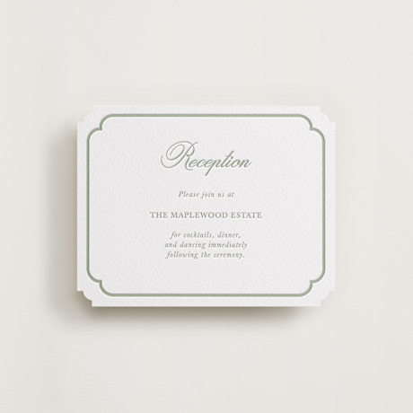 Letterpress Reception Cards