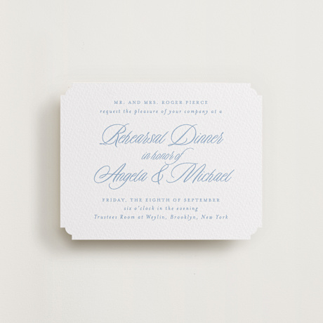 Rehearsal Dinner Cards