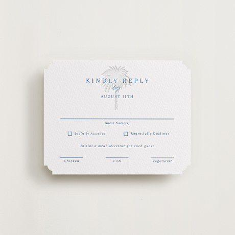 Letterpress RSVP Cards