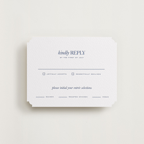 Letterpress RSVP Cards