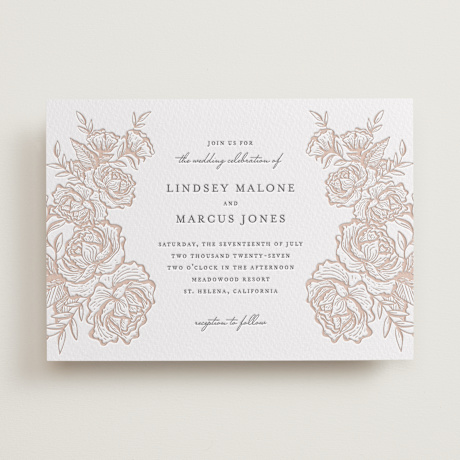Letterpress Wedding Invitations