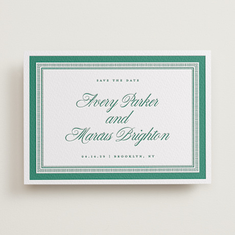 Letterpress Save the Date Cards