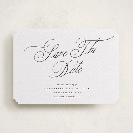 Letterpress Save the Date Cards