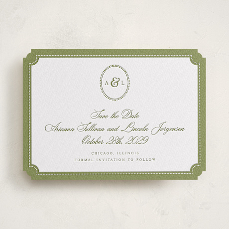 Letterpress Save the Date Cards