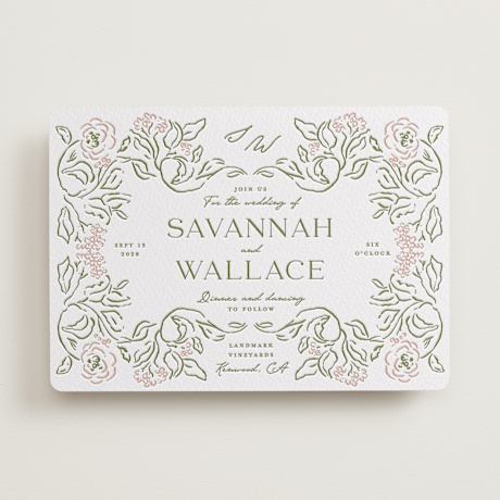 Letterpress Wedding Invitations