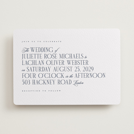 Letterpress Wedding Invitations