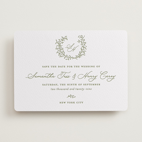 Letterpress Save the Date Cards