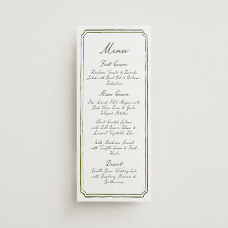 Letterpress Long Menus