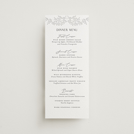 Letterpress Long Menus
