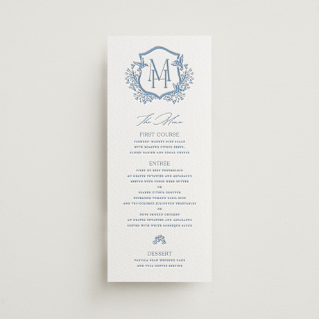 Letterpress Long Menus