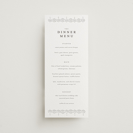 Letterpress Long Menus