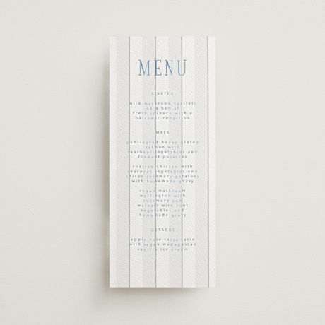 Letterpress Long Menus