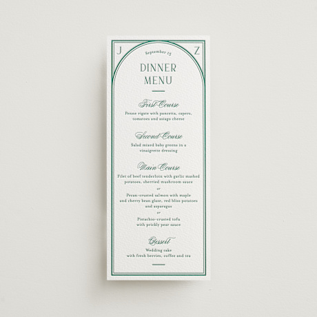 Letterpress Long Menus
