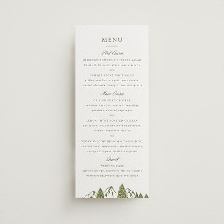 Letterpress Long Menus