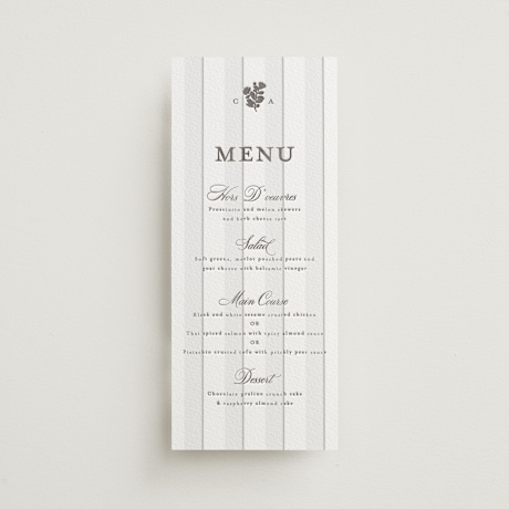 Letterpress Long Menus