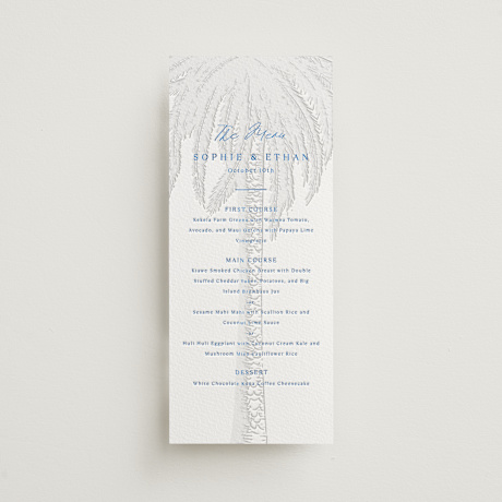 Letterpress Long Menus