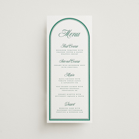 Letterpress Long Menus