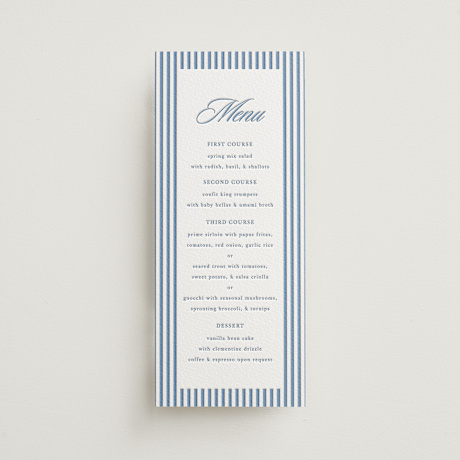 Letterpress Long Menus