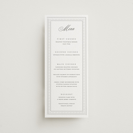 Letterpress Long Menus