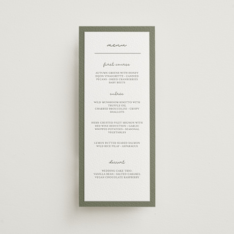 Letterpress Long Menus