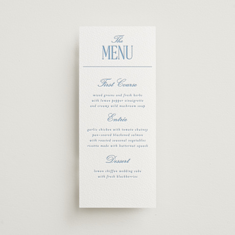Letterpress Long Menus
